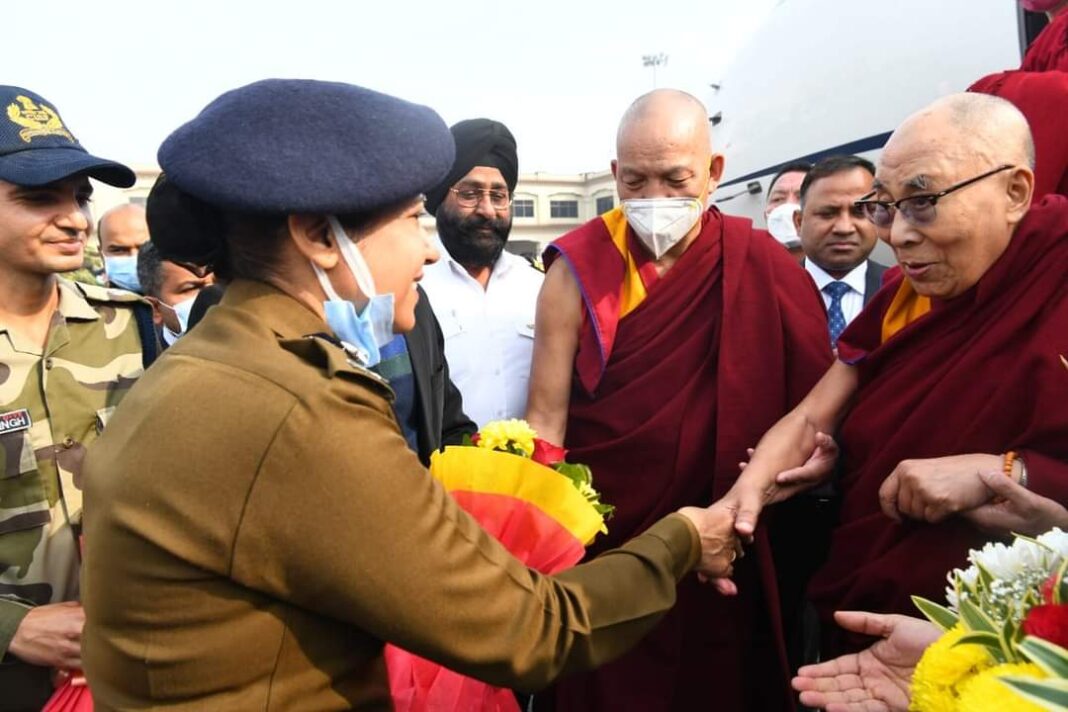 DALAI LAMA IN BODH GAYA