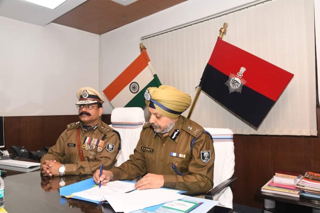 Rajvinder singh took chage as new DGP of Bihar