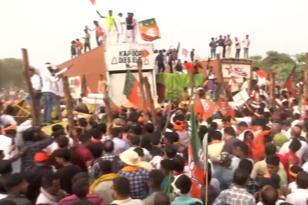 bjp raipur protest