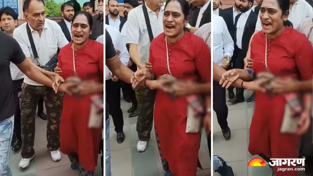 saket court firing