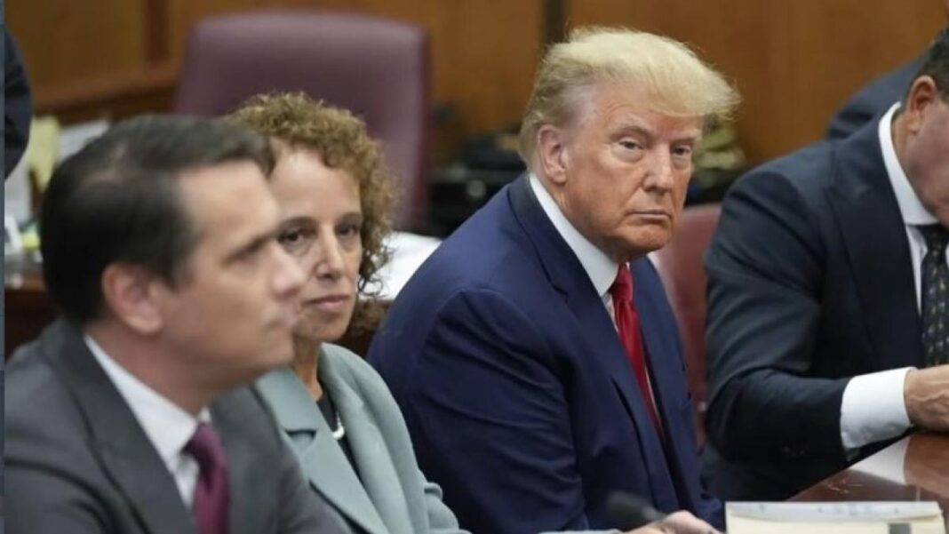 Donald Trump in court