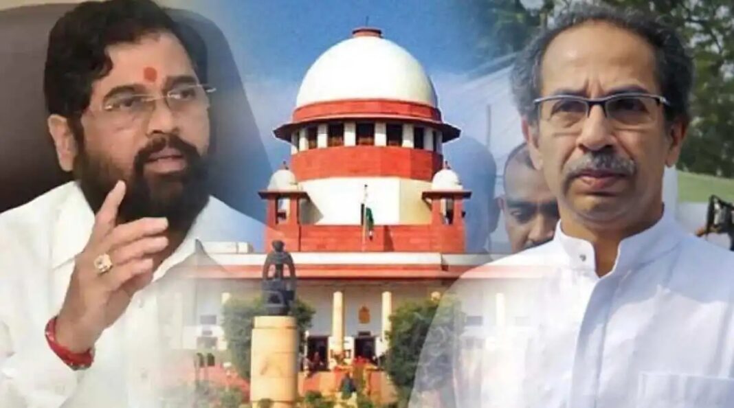 Supreme Court Uddhav Thakre Eknath Shinde