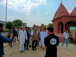 Gen V k Singh at Pandokhar dham