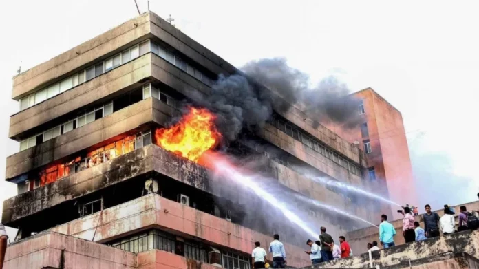 satpura building fire