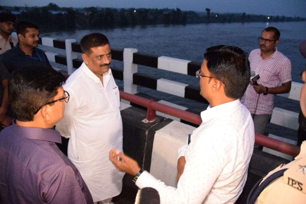 SANJAY JHA, BIHAR MINISTER ON FLOOD