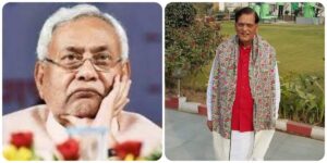 bihar cm nitish kumar and Bindeshwari pathak