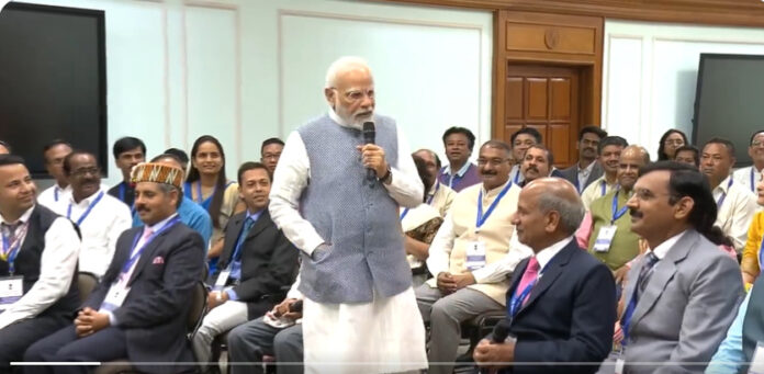 PM MODI TEACHERS DAY PM Modi's special meeting with awardee teachers on the occasion of Teachers' Day