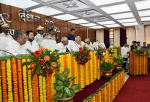 Rajvardhan Azad took oath of Bihar legislative council member