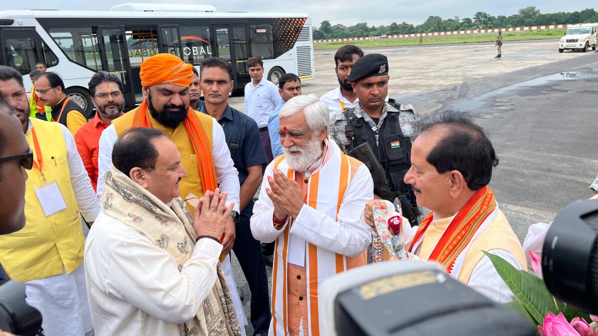 BJP JP Nadda reached Patna