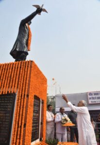 CM Nitish Kumar Paid tribute to Pandit Nehru on his birth anniversary. 