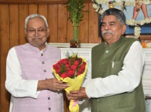 Speaker welcome CM Nitish Kumar