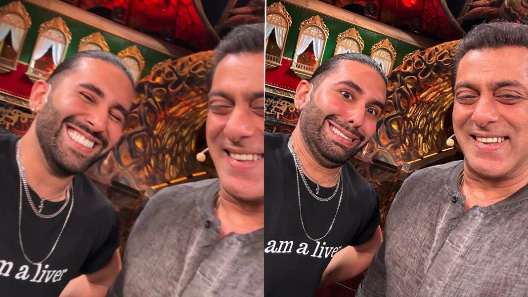 Orry with Salman Khan
