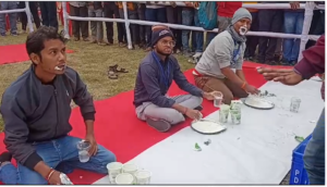 Eat Curd Competition 