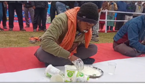 Eat Curd Competition  FulwariSharif