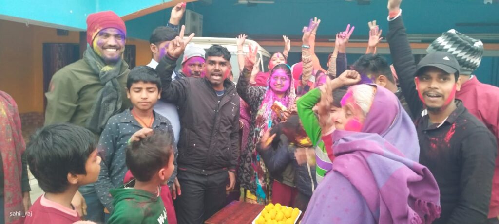 Samrat Choudhary Home Celebretion