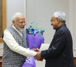 Bihar CM Nitish Kumer Meeting With PM Modi 