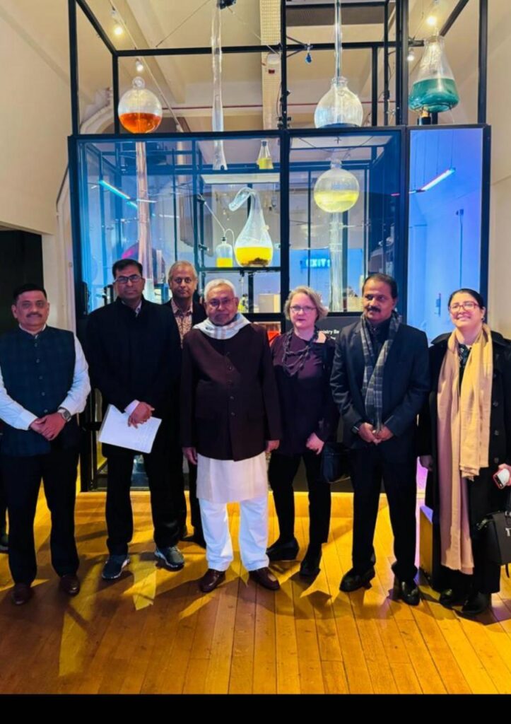Nitish Kumar London Visit with team