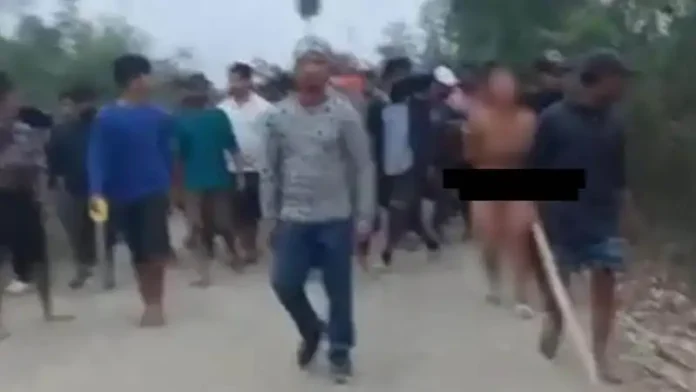 Manipur violence Naked Women Paraded