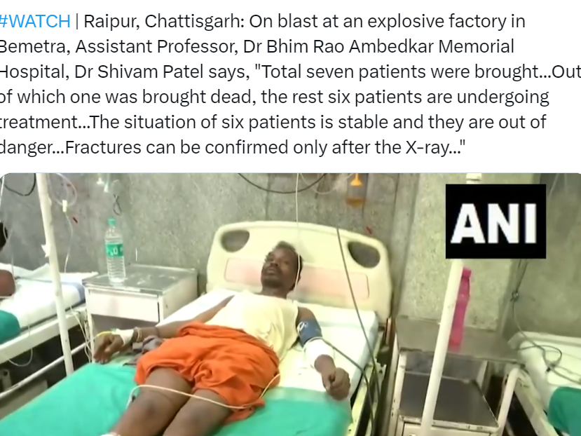 Chhatishgarh Bemetara Gunpowder Factory Blast