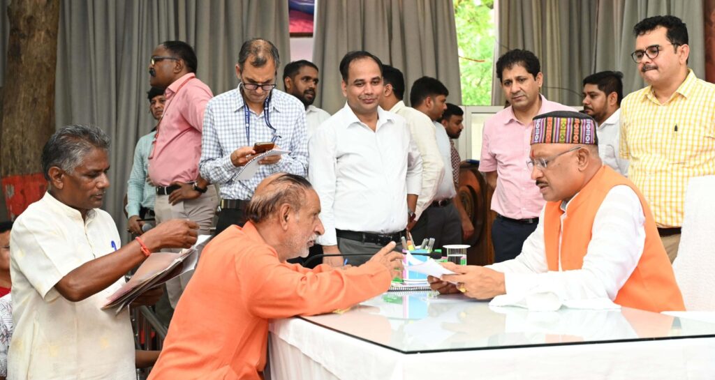 Jandarshan Program at Chhatishgarh CM House