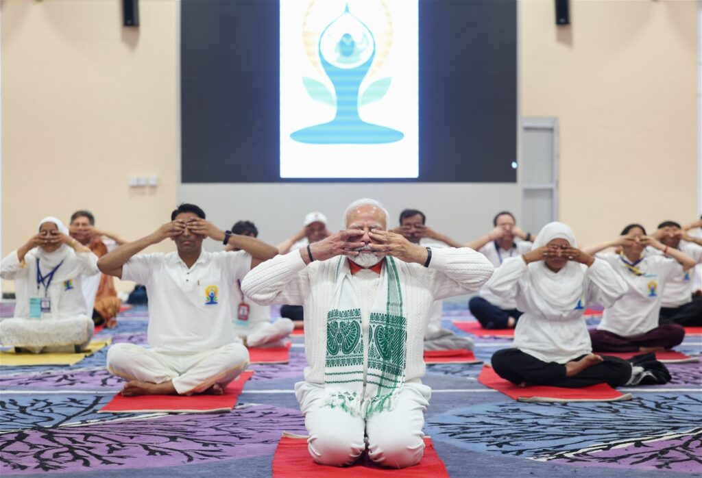 International Yoga Day 2024-PM Modi in Srinagar