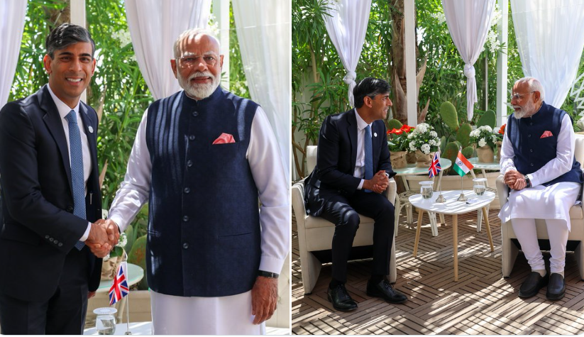 PM Modi meeting with UK PM Rishi Sunak