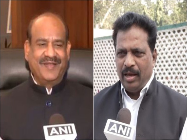 NDA LEADER OM BIRLA CONGRESS LEADER KE SURESH