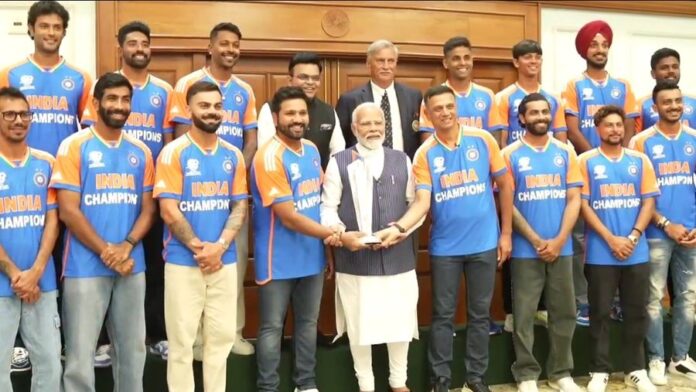 Indian cricket team reaches Home Indian cricket team reaches Home