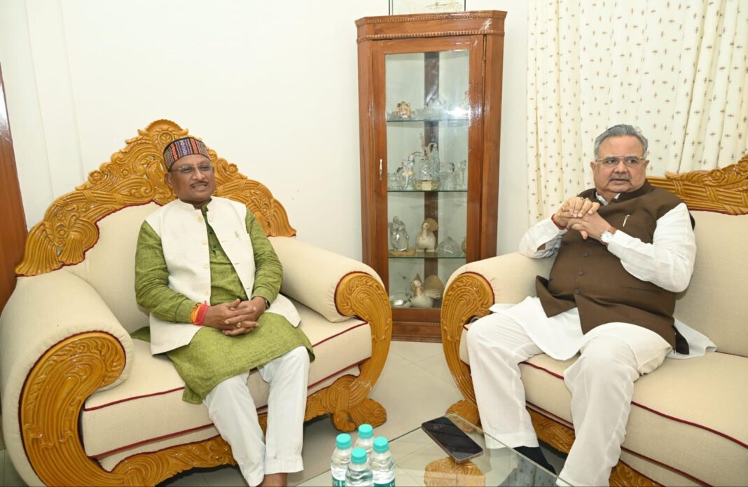 CM Meet Raman Singh
