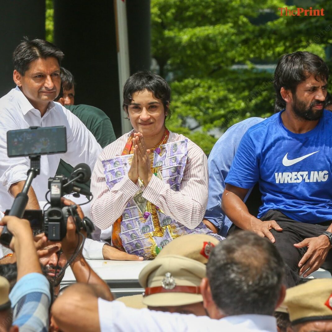 Vinesh Phogat Grand Welcome