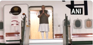 PM Narendra Modi arrives at Delhi airport after concluding his 3-day US visit