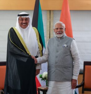 PM Modi Meeting with Sheikh Sabah Khaled Al-Hamad Al-Sabah, the Crown Prince of Kuwait 