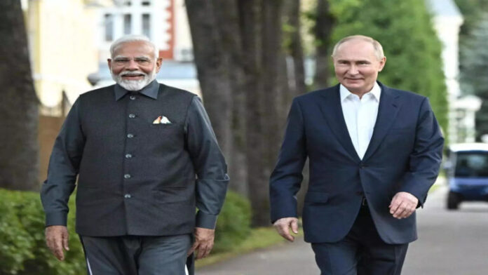 PM Modi and Vladimir Putin