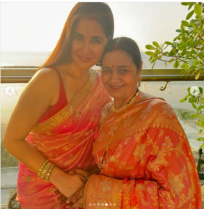 Katrina Kaif with her mother-in-law Veena Kaushal