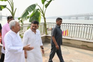 Nitish Kumar Begusarai Simaria Ghat