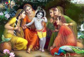 Shri Krishan Dansing wtidh Mata Yashoda  