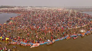 MahaKumbh Security on Ghats