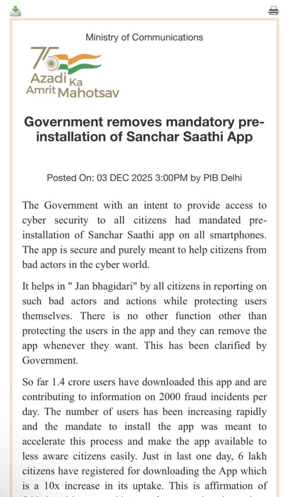 DoT withdraws its order