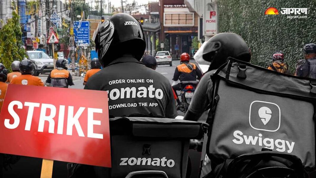 Zomato-Swiggy workers strike