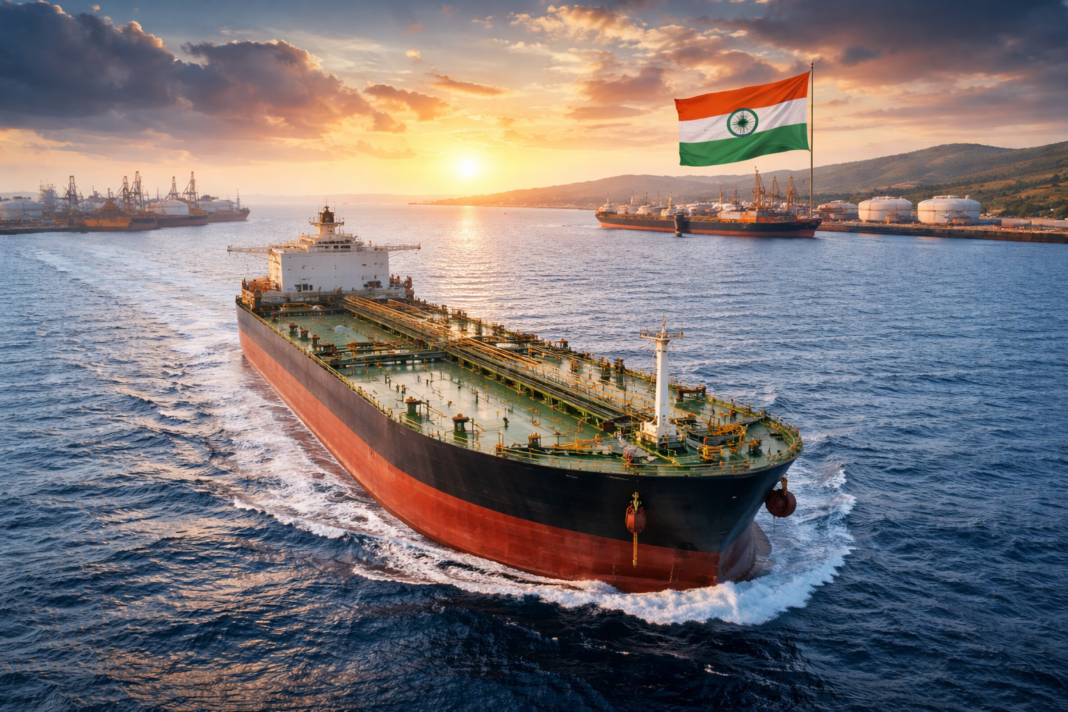 Oil delivery from Russia to India: