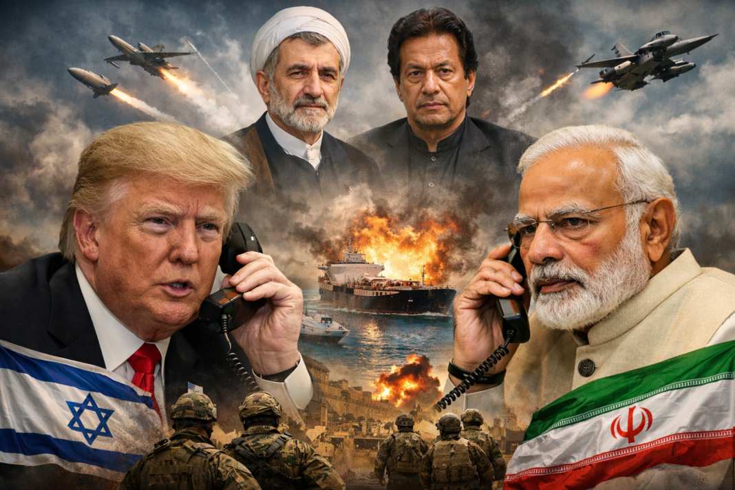 Trump Modi Call Iran War