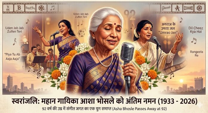 Asha Bhosle passes away