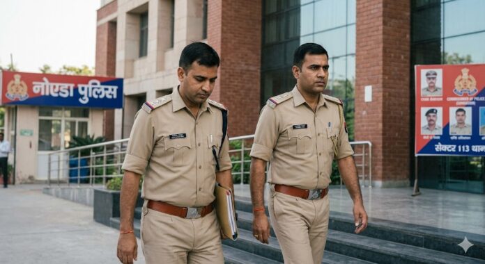 Action on Noida Police Action on Noida Police