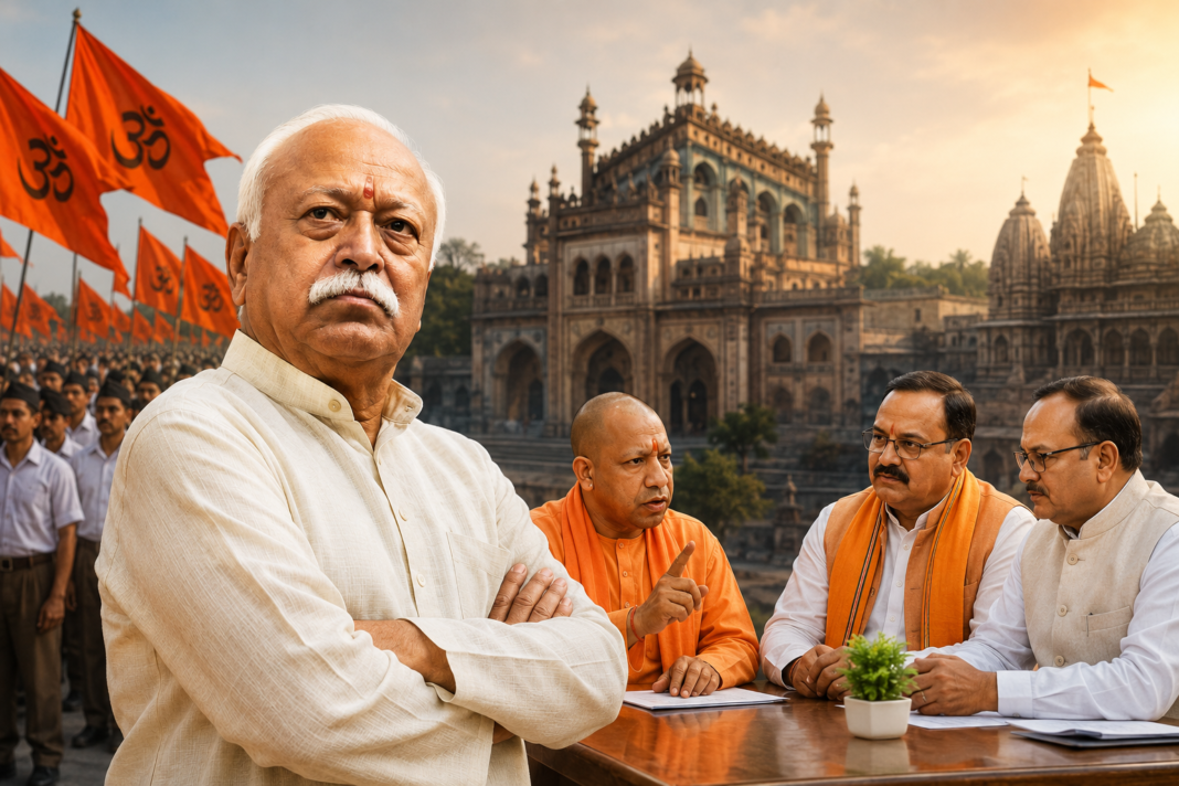 Mohan Bhagwat Lucknow Visit