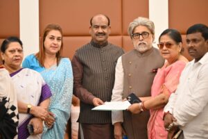 TMC MP Meet LS Speaker Om Birla