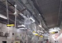 रायपुर रेलवे स्टेशन की बदहाली उजागर, पहली बारिश में छत से टपका पानी