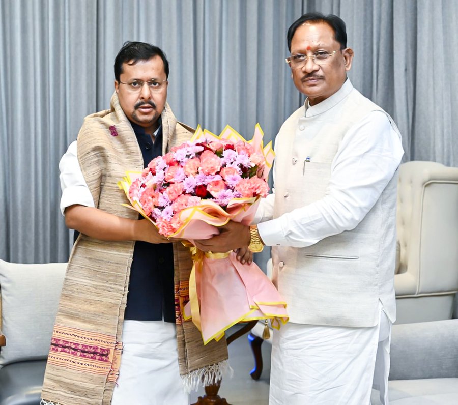 CM Vishnu Deo Sai Nitin Nabin Meeting