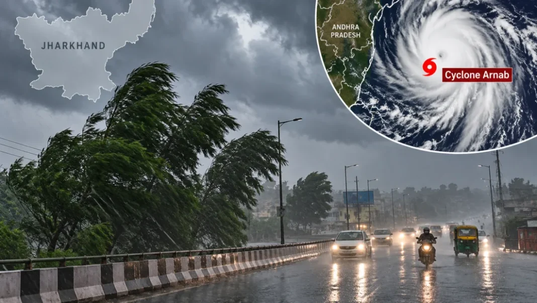 Cyclone Arnab impact Jharkhand